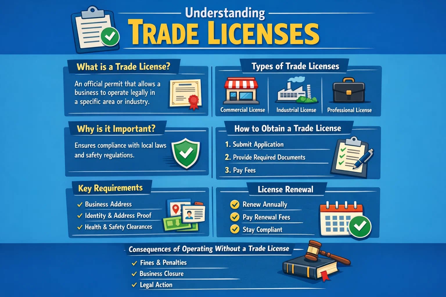 Know everything about Trade Licenses